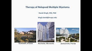 Treatment Approaches for Relapsed Myeloma by David Dingli, M.D, PhD | Preview