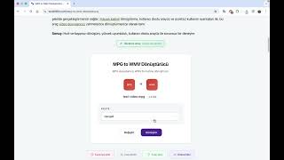 MPG to WMV Dönüştürücü Ücretsiz Online | MPG'yi WMV Windows Video Formatına Çevir