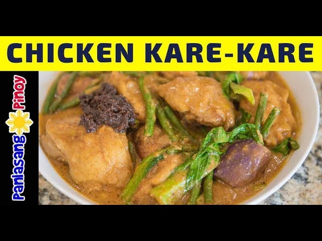 Chicken Kare Kare - Panlasang Pinoy