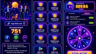 🔥 New Earning App 2026 | Spin & Earn Real Money 💸 Withdrawal Proof #earnkaro screenshot 2