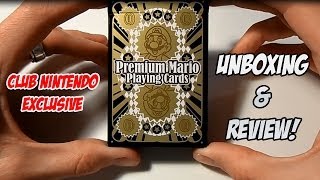 Exclusive Nintendo Premium Mario Playing Cards!
