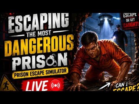 ESCAPING THE MOST DANGEROUS PRISON LIVE 😱