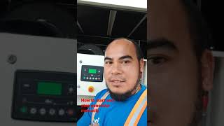 Manual start and stop of a genarator benzblogs September 29, 2021
