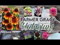 Dahlia, Echinecea and More Perennials Flowers! Farmer Gracy Unboxing // Tubers &amp; Bare roots