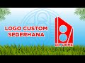 Membuat LOGO B HOME standar dengan CorelDRAW