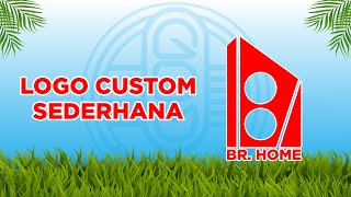 Membuat LOGO B HOME standar dengan CorelDRAW