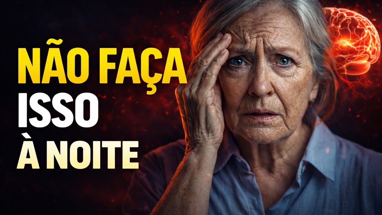 5 COISAS QUE TODO  IDOSO FAZ ANTES DE DORMIR E QUE AUMENTAM O RISCO DE AVC I SAÚDE DO IDOSO