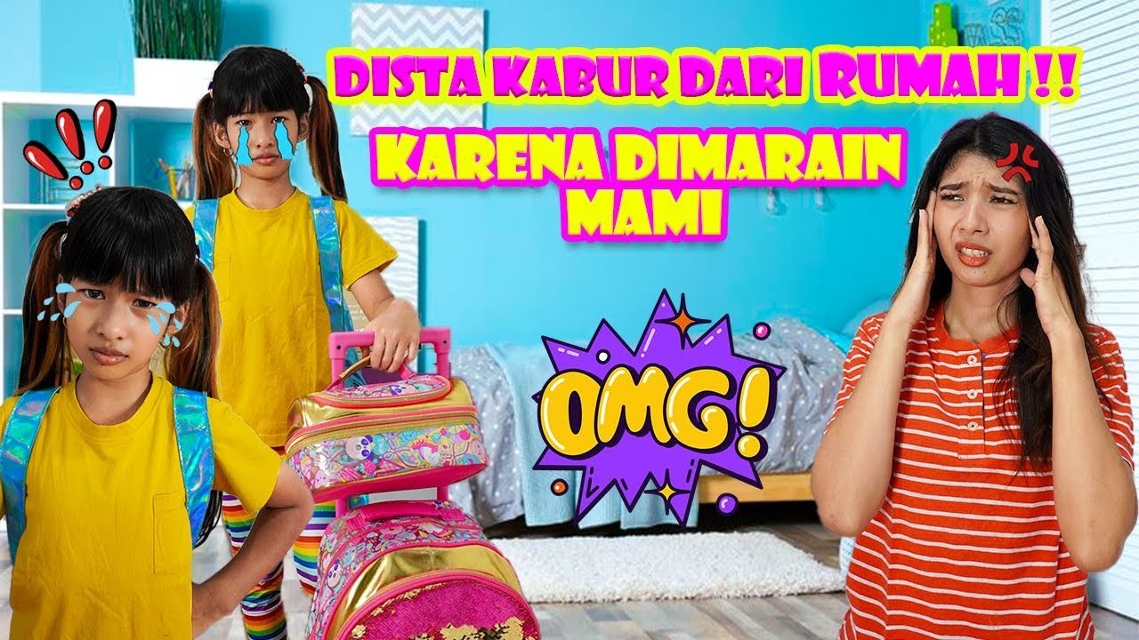 NEKAT DISTA KABUR DARI RUMAH!! KARENA DIMARAHIN MAMI😭SEMUA PANIK 