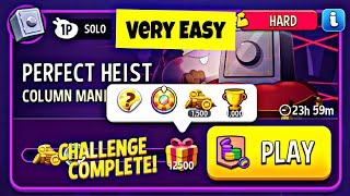 column mania rainbow perfect heist solo challenge match masters today gameplay.