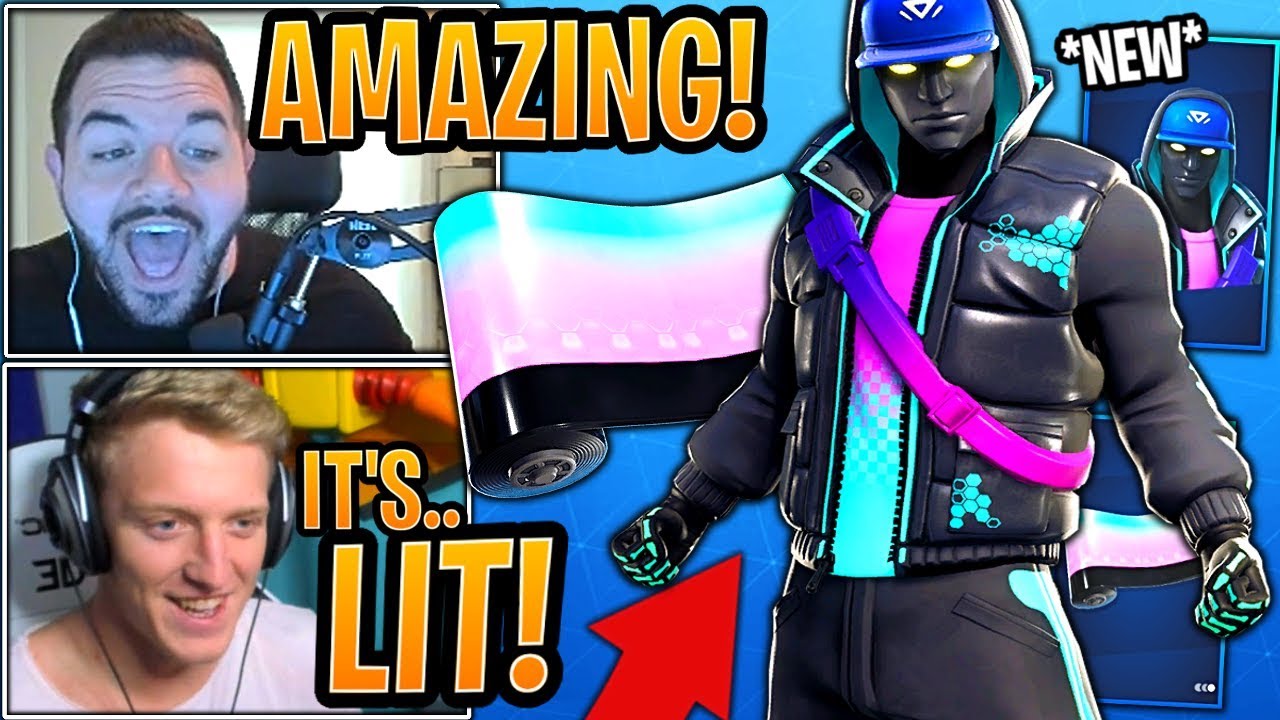 Streamers React to the New *ANIMATED* Cryptic Skin & Enigma Wrap! - Fortnite Funny Moments