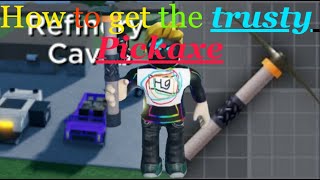 How to get the trusty pickaxe (Full Guide: Refinery Caves)