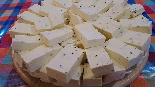طريقة عمل الجبنة البيضاء جبنة بلدي على الطريقة السورية