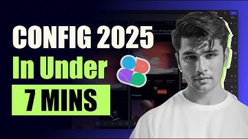 All Figma Config 2025 Updates EXPLAINED! | Figma Sites, Buzz, Draw, Make AI, CMS, Launch Timeline