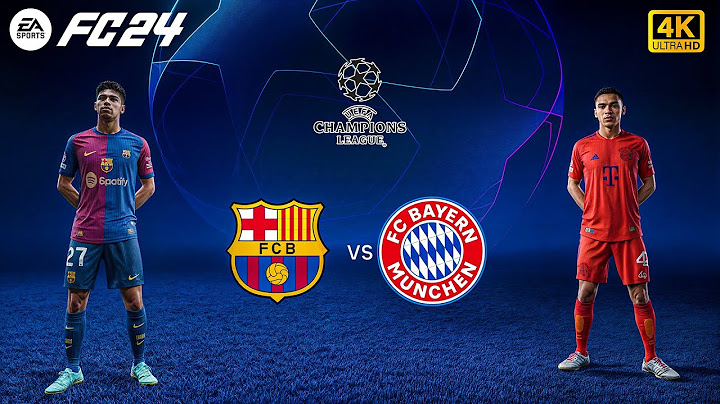 FC 24 - Barcelona vs Bayern Munich Ft. Williams, Harry Kane, UEFA Champions League | 4K