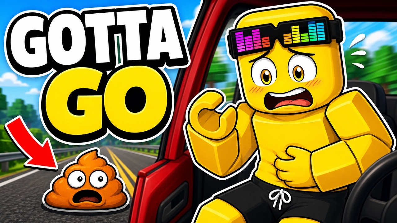 DO NOT Poop on a Roblox Road Trip!