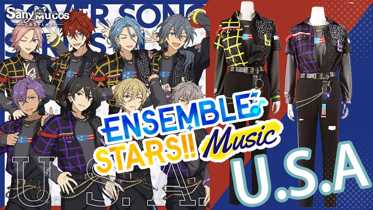 【SanyMuCos】Ensemble Stars Crazy:B & UNDEAD - "U.S.A." Cosplay Costume Detail Show