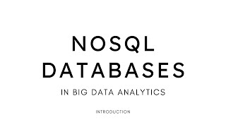 Famous NoSQL database and big data analytics: Introduction and scalability Wealth