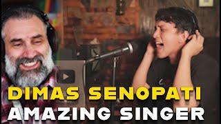 Dimas Senopati Skid Row - 18 and Life (Acoustic Cover) singer REACTION