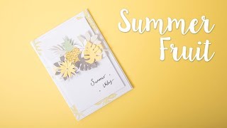 How to Make a Summer Vibes Card - Sizzix