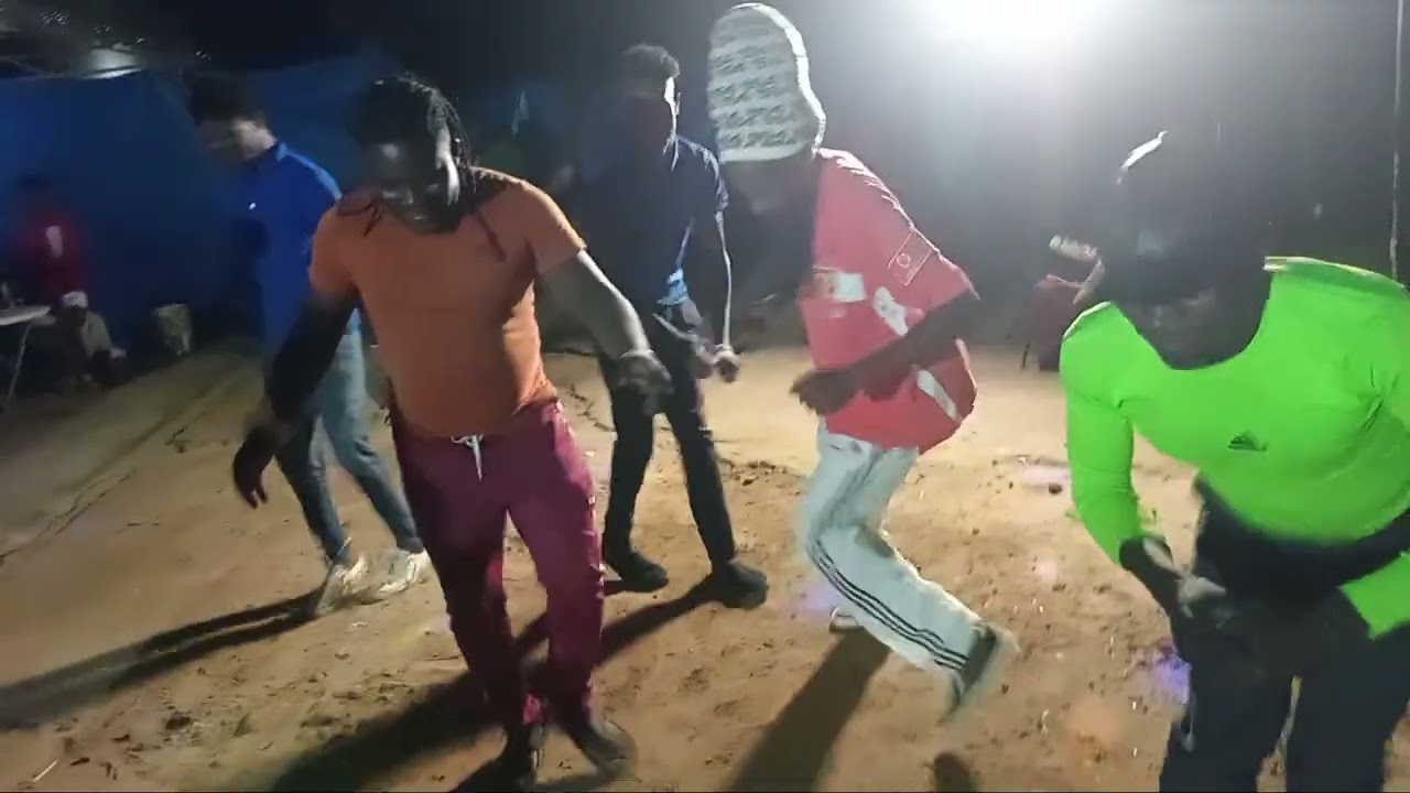 Mxola and kusile  performing  at Nkayi   Nyaje