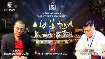 [Live CoTuong] ĐC QTĐS Lại Lý Huynh vs KTQG Nguyễn Anh Quân | 4 ván phân tiên 20p+10s