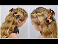 VERY EASY and CUTE hairstyle for girls 🎃 HALLOWEEN 🎃 by LittleGirlHair