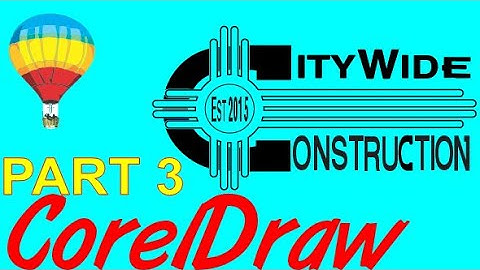 Corel Draw Tips & Tricks REDRAW This logo Part 3