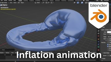 How to make Inflation animation in blender | blender tutorial