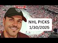 FREE NHL PICKS 1/30/2025!