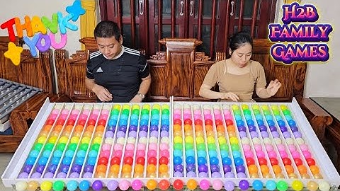 Family Games | High Speed ​​Color Ball Sorting Challenge ☆ level 02