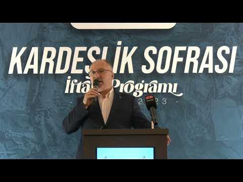 SİVAS'TA KARDEŞLİK SOFRASI KULUNDU