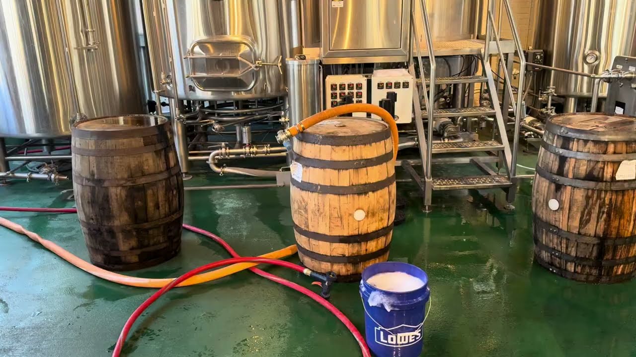 Bourbon-Barrel Porter Transfer - Glenbrook Brewery