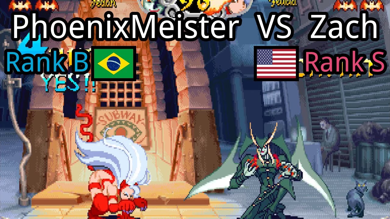 Vampire Savior - the lord of vampire: PhoenixMeister (BR, Rank B)  vs Zach (US, Rank S)