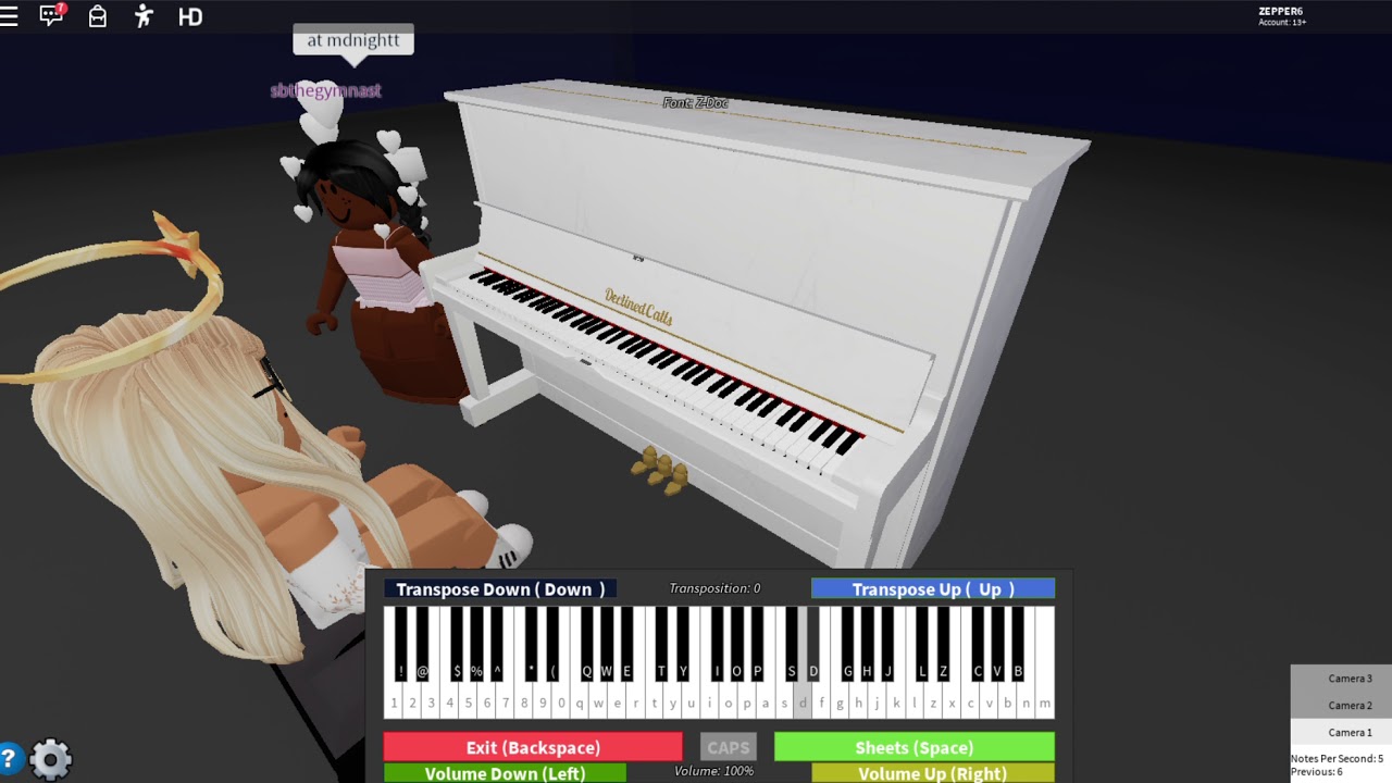 Roblox Piano Keyboard Autoplay