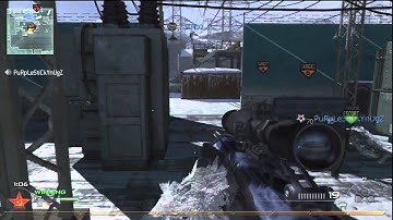 MW2 Search and Destroy GamePlay QuickScope [HD] Barret 50.CaL 4-0