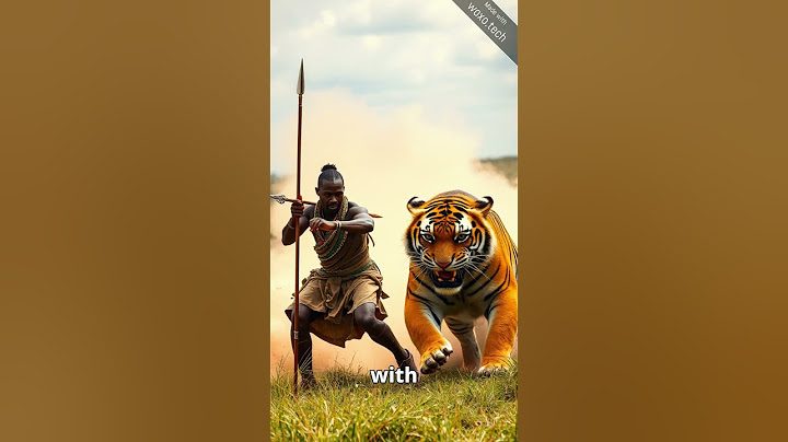 Maasai Warrior vs Big Tiger | Epic Jungle Battle