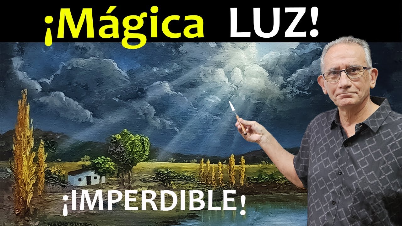 ¡Cómo pintar la LUZ en un PAISAJE ÚNICO con ÓLEO O ACRÍLICO y mucho IMPACTO VISUAL!