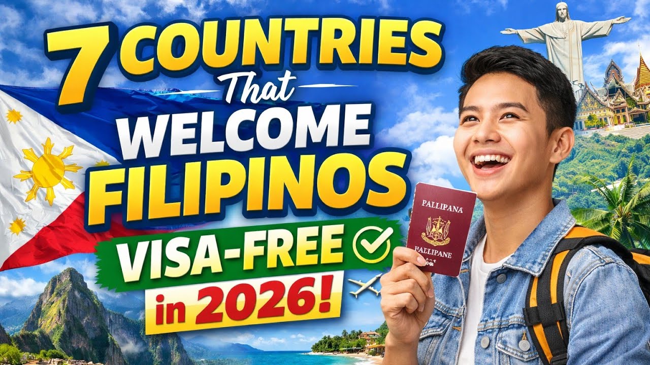 7 Countries That Welcome FILIPINOS With OPEN ARMS (Visa-Free in 2026)...!