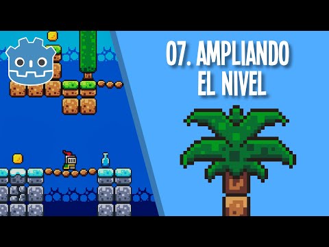 07. Ampliando el nivel. Plataformas 2D con Godot.