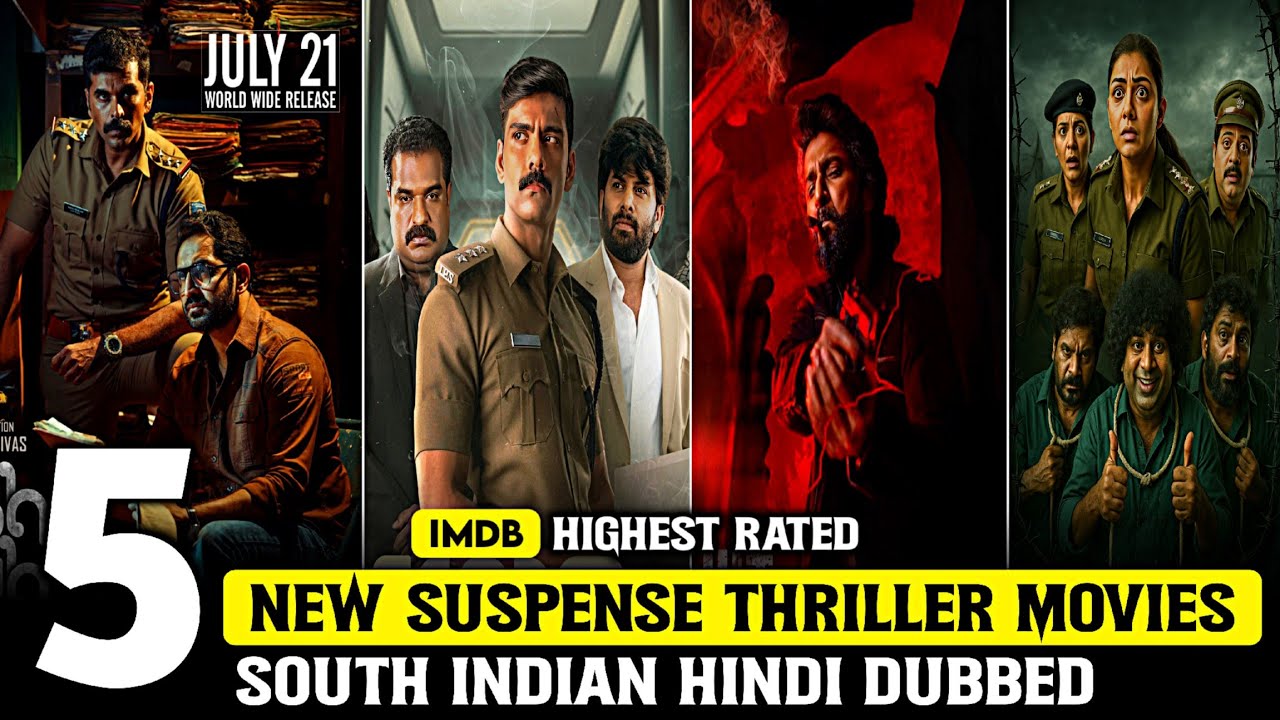 Top 5 Best South Indian Suspense Thriller Movies In Hindi Dubbed 2025 ...