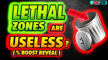 Lethal Zones are USELESS on NBA 2K25 ?  % Boost Reveal