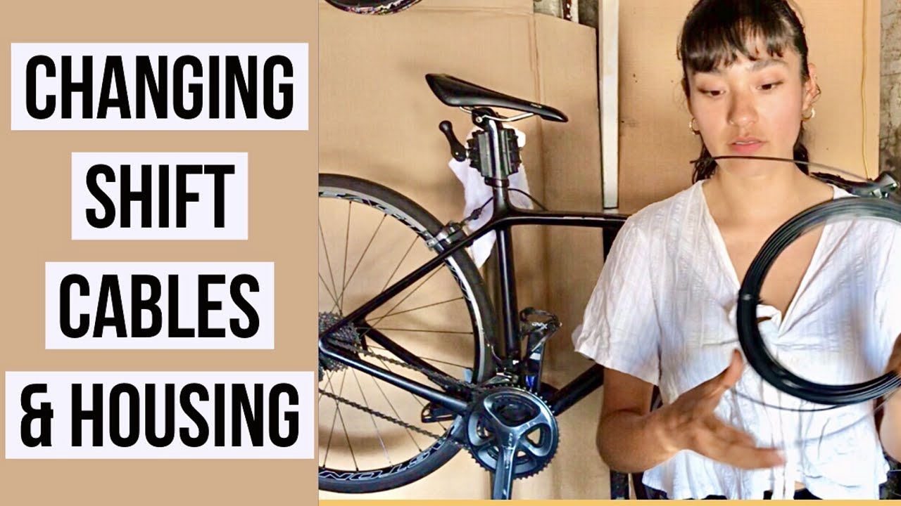 Learning How to Replace Shift Cables on a Road Bike YouTube