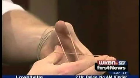 Sleight of hand artist wows News Anchor