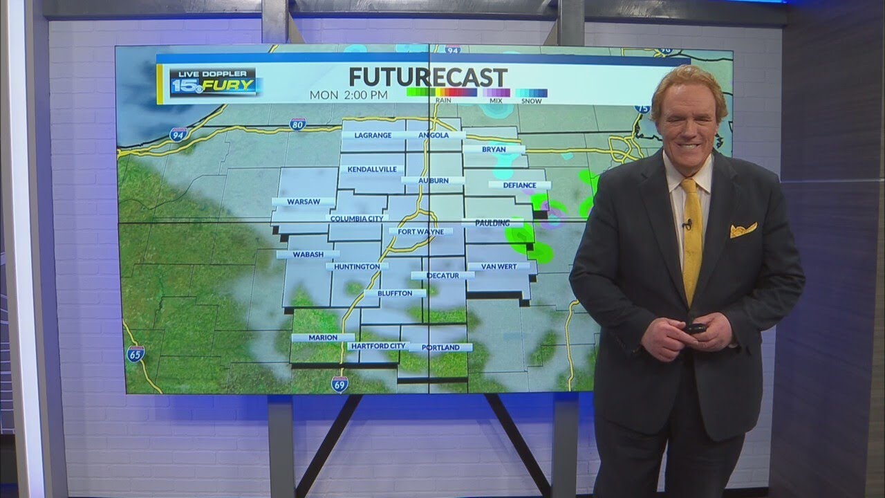 Gusty winds and mostly cloudy skies make it a chilly afternoon - YouTube