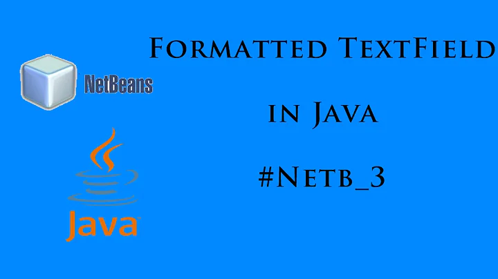Formatted Textfield In Java #Netb_3