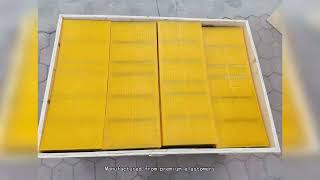 PU Vibrating Screen Panels Increase Mining Productivity