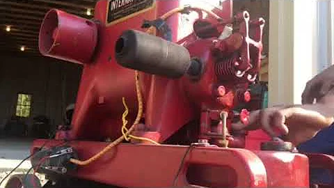 International La engine cold start!