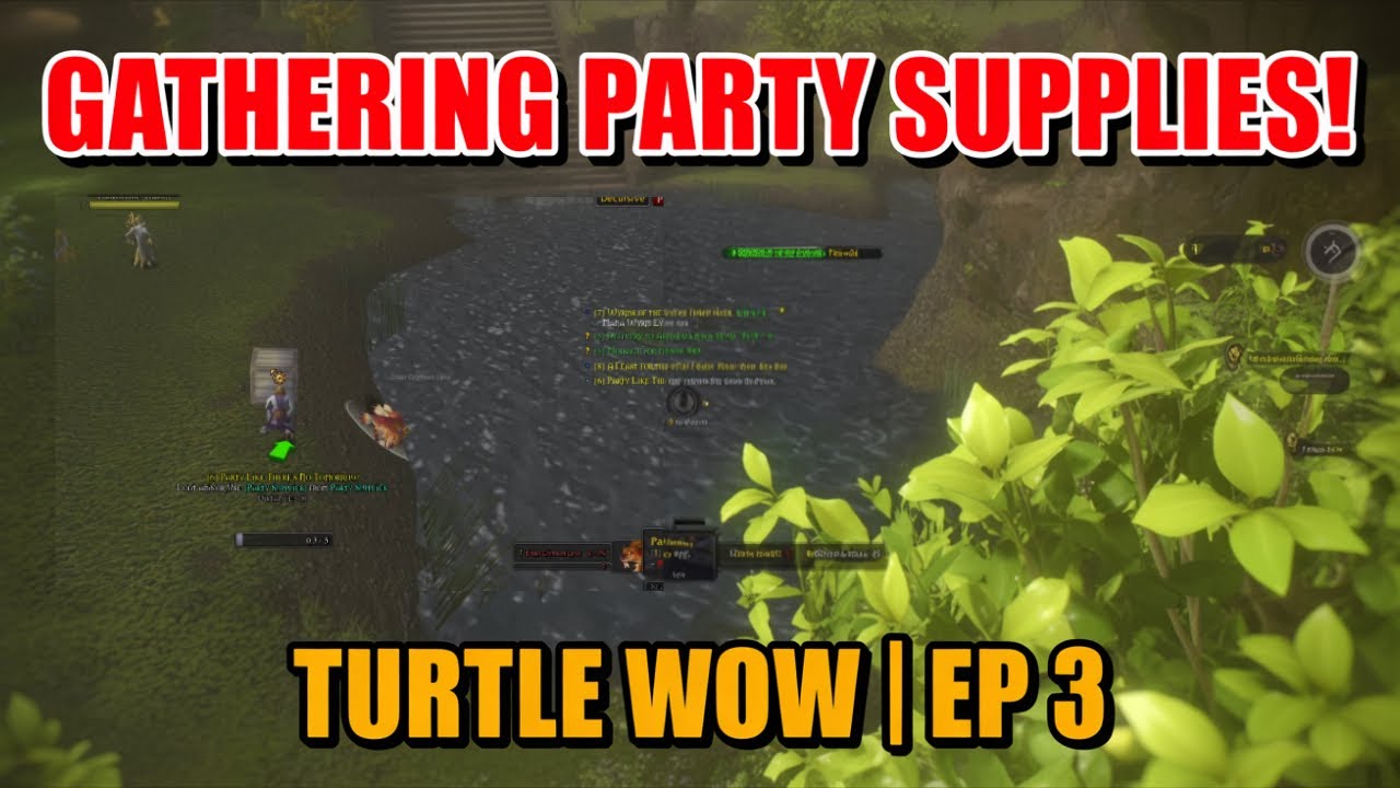 🎉 Gathering Party Supplies… Turtle WoW Hardcore & Exhaustion Ep 3
