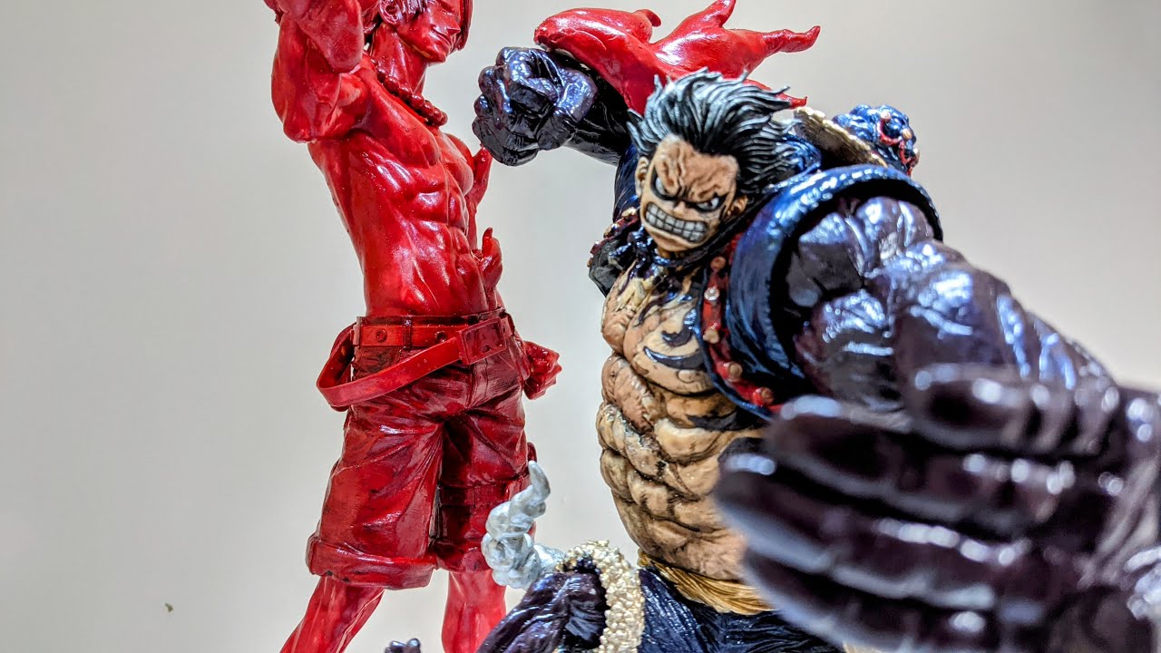 ワンピース】一番くじバウンドマン、エースのフィギュアをメタリック風 