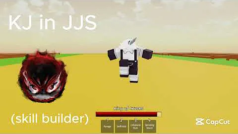 KJ in Jujutsu Shenanigans (skill builder) #thestrongestbattlegrounds #kj #jjs #jujutsukaisen